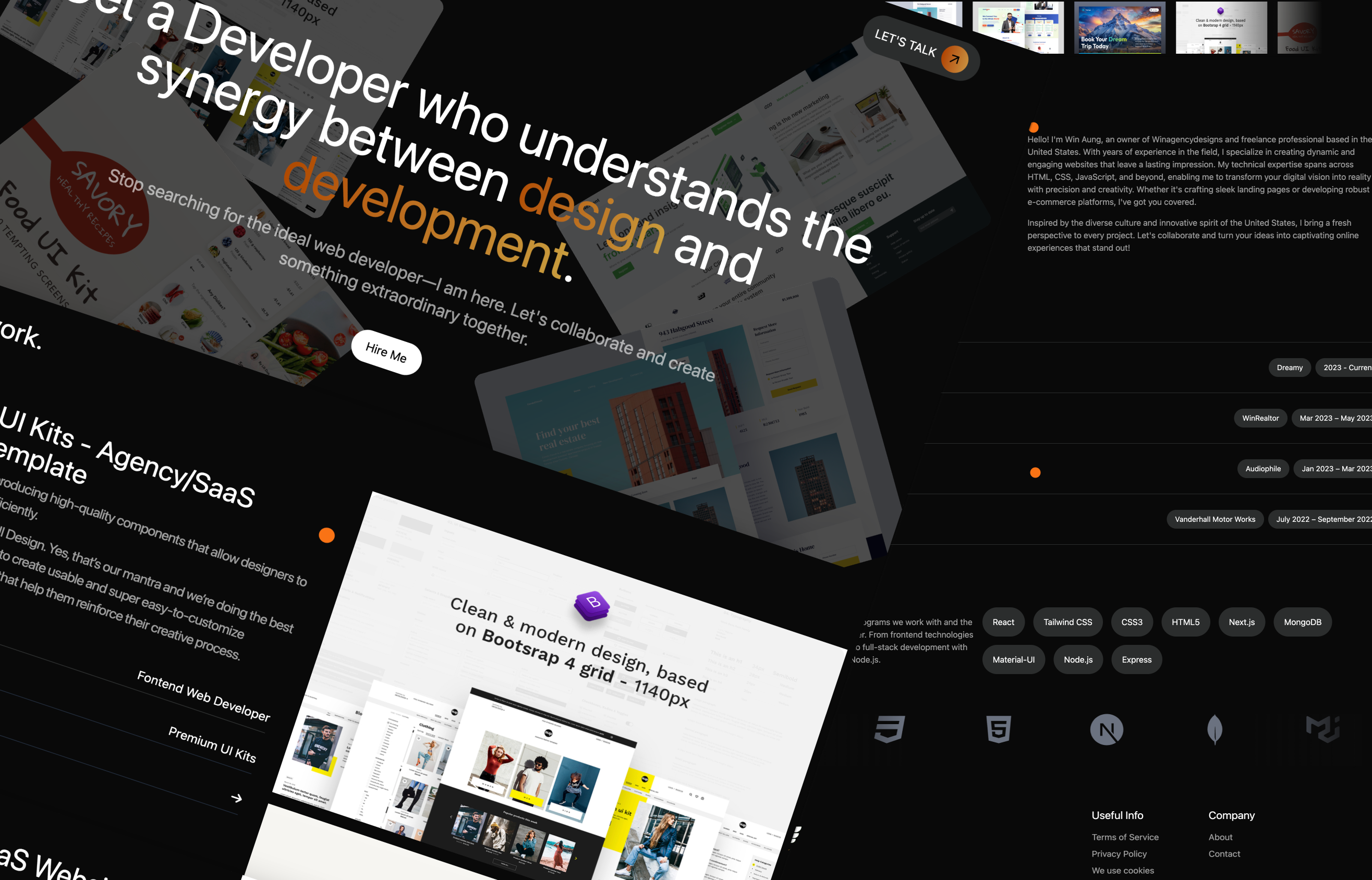 React / Tailwind Porfolio